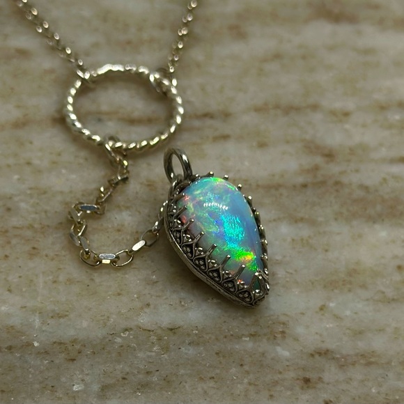 Opal necklace - Picture 5 of 6